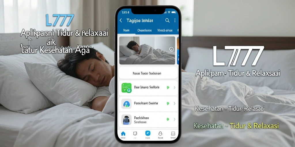 Tampilan antarmuka L777 yang sederhana dan menenangkan.