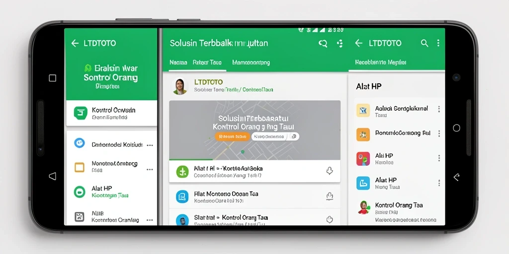 Tampilan antarmuka LTDTOTO yang sederhana dan efektif untuk kontrol orang tua.
